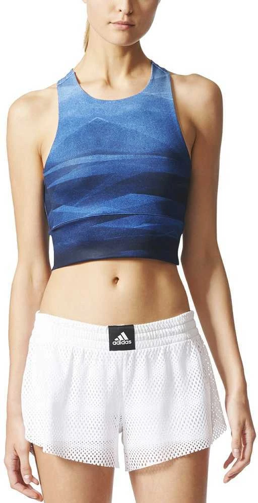 Adidas Palaidinė Crop Top Graph Mlg Mėlyna BQ5857