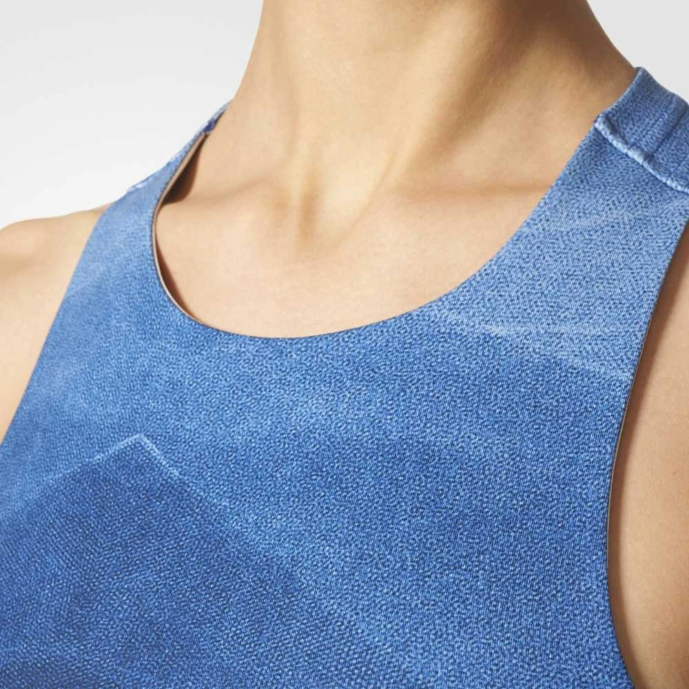 Adidas Palaidinė Crop Top Graph Mlg Mėlyna BQ5857