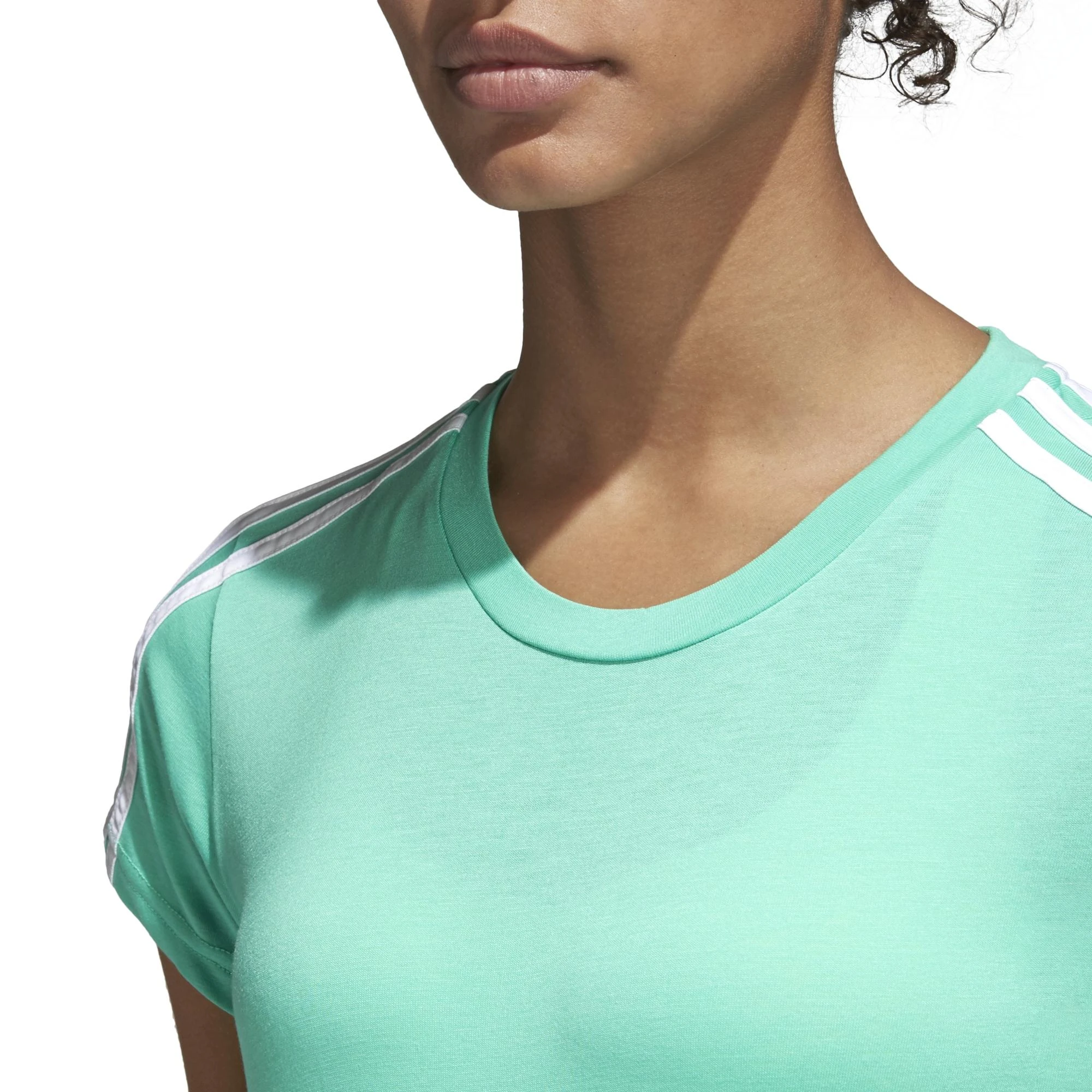 Adidas Palaidinė Ess 3S Slim Tee Žalias CF8835