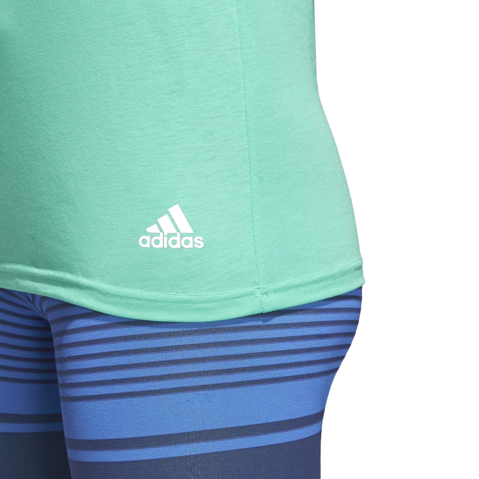 Adidas Palaidinė Ess 3S Slim Tee Žalias CF8835