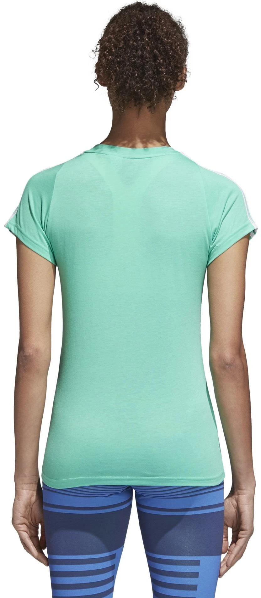 Adidas Palaidinė Ess 3S Slim Tee Žalias CF8835