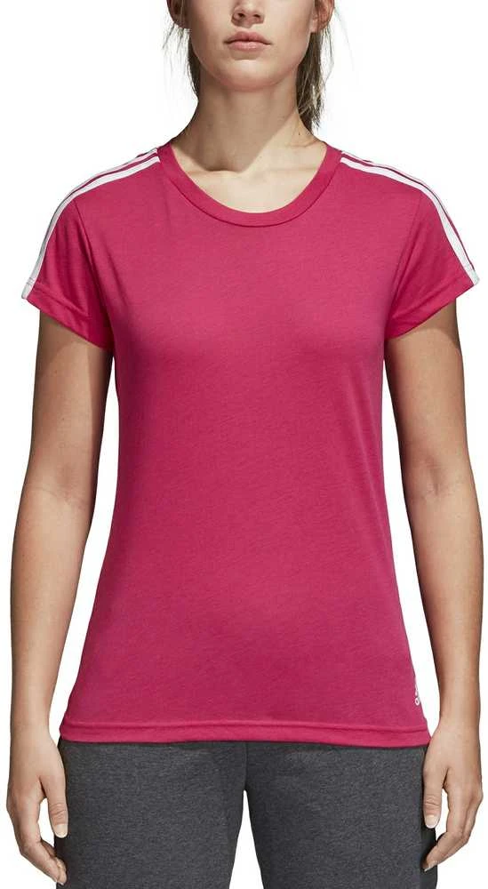 Adidas Palaidinė Ess 3S Slim Tee Real Magenta CZ5781