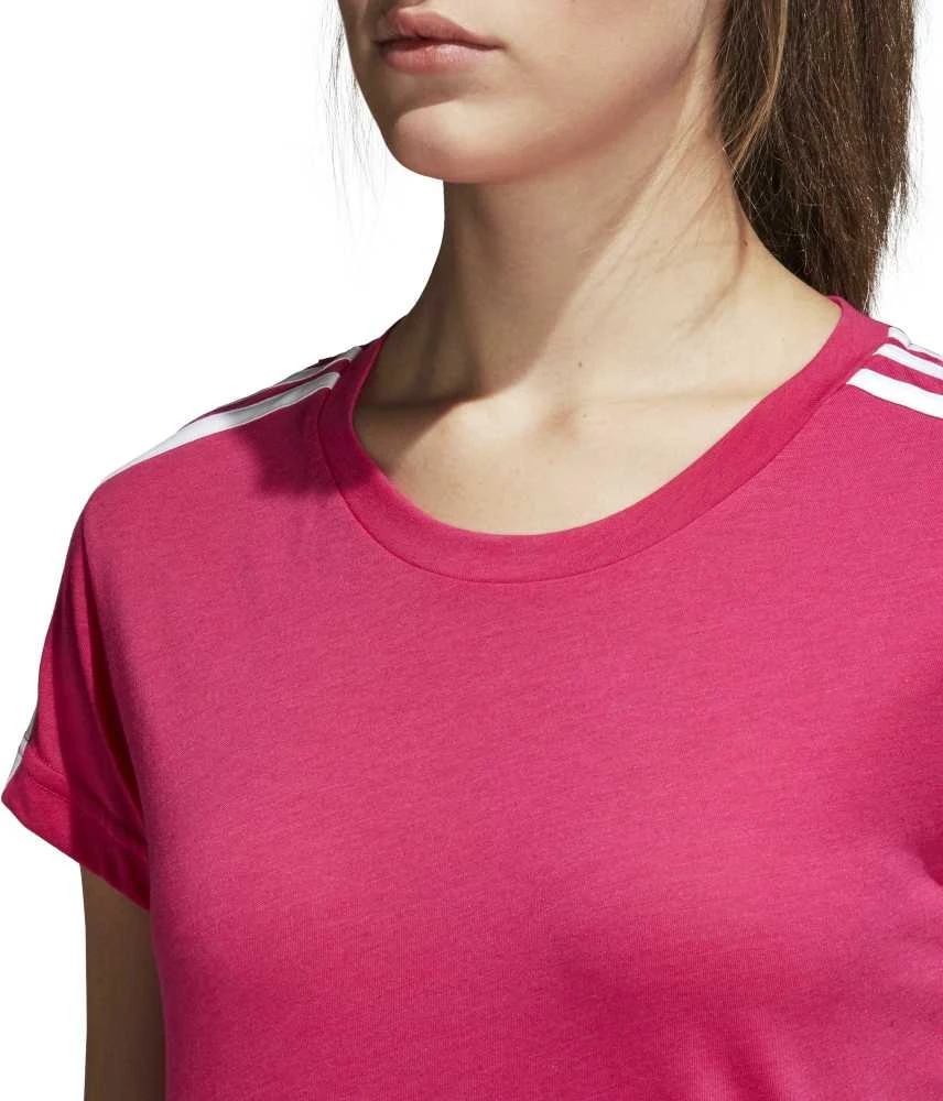 Adidas Palaidinė Ess 3S Slim Tee Real Magenta CZ5781