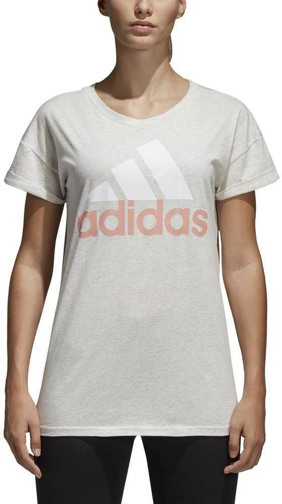 Adidas Palaidinė Ess Lin Lo Tee Baltas CF8829