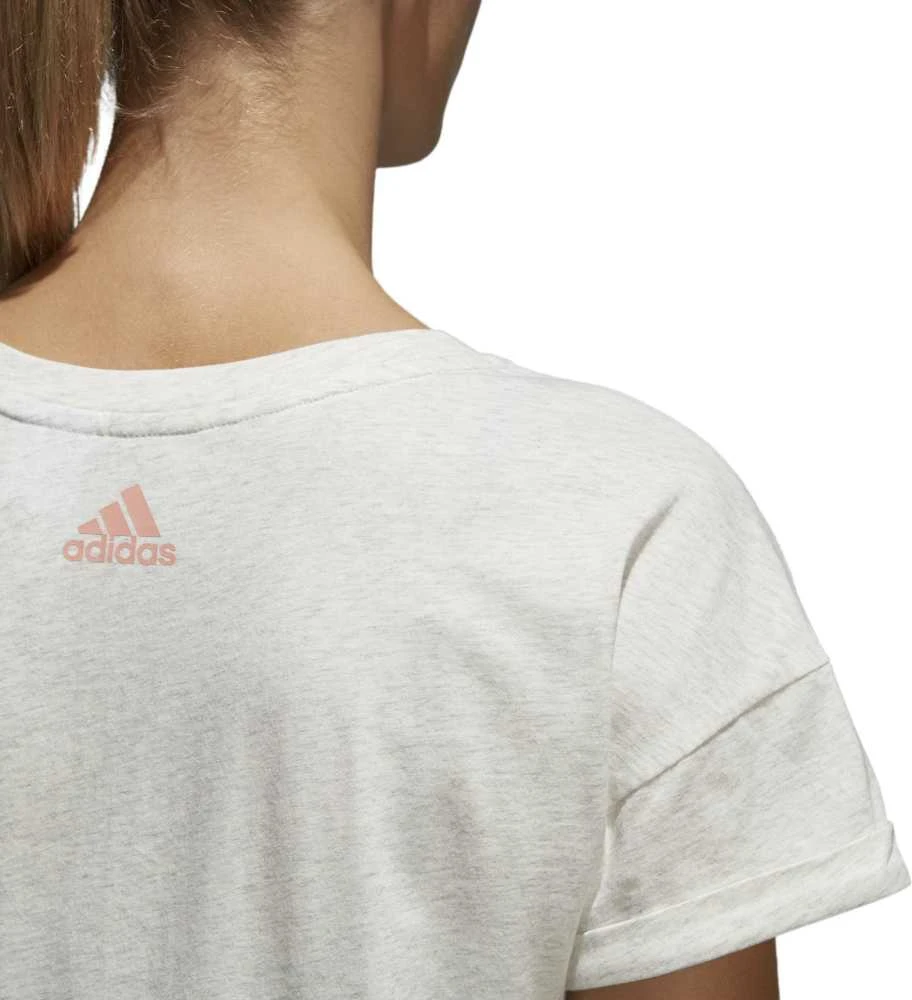 Adidas Palaidinė Ess Lin Lo Tee Baltas CF8829