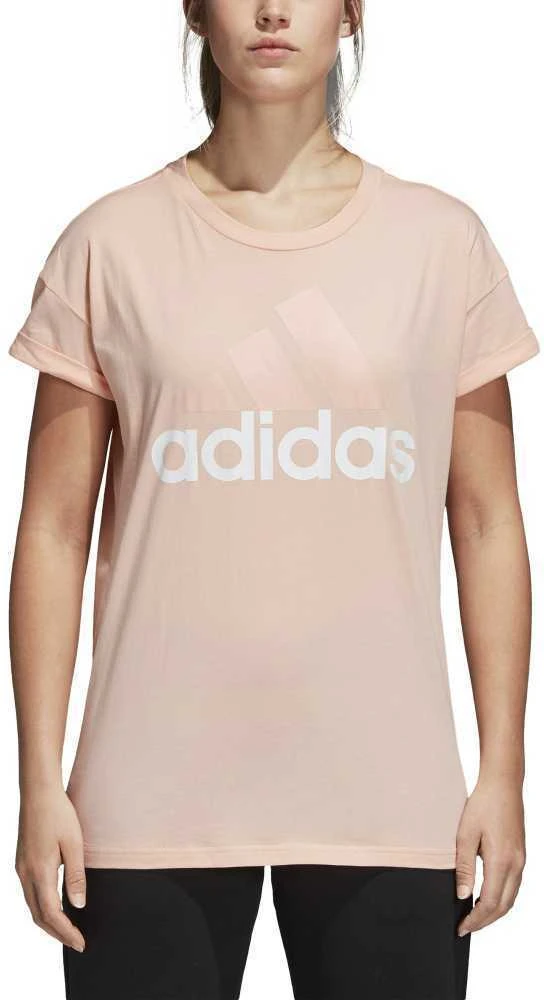 Adidas Palaidinė Ess Lin Lo Tee Coral CZ5776