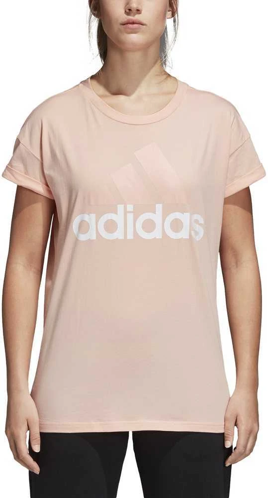 Adidas Palaidinė Ess Lin Lo Tee Coral CZ5776