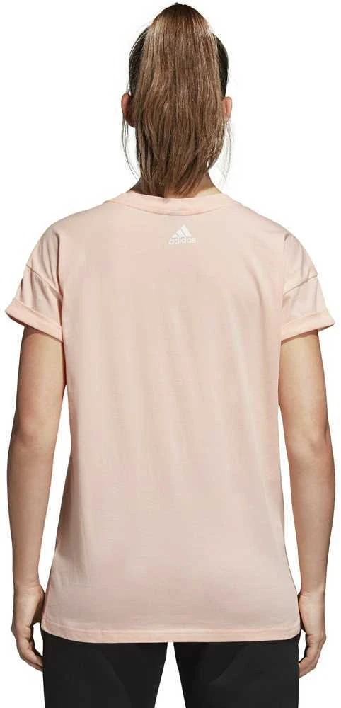 Adidas Palaidinė Ess Lin Lo Tee Coral CZ5776