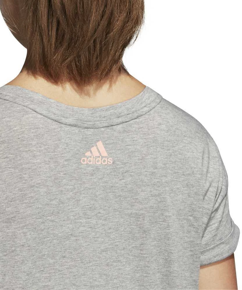 Adidas Palaidinė Ess Lin Lo Tee Pilkas CZ5775