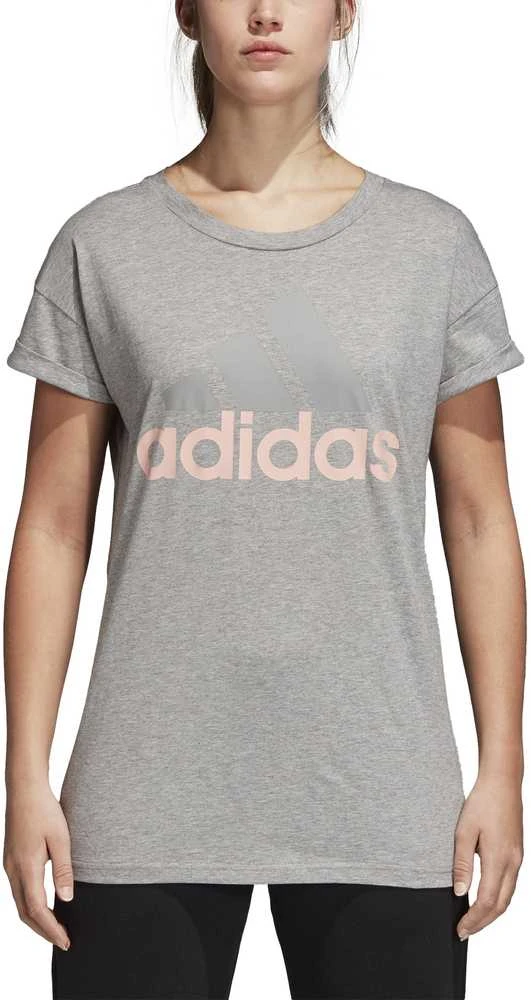 Adidas Palaidinė Ess Lin Lo Tee Pilkas CZ5775