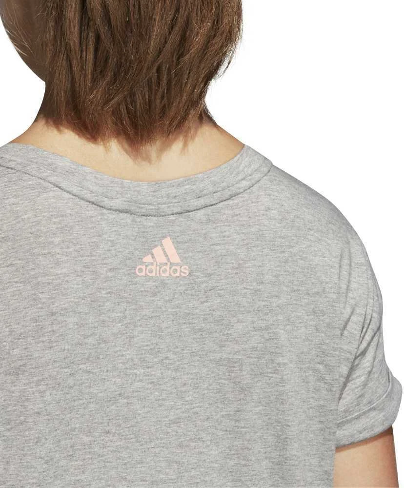 Adidas Palaidinė Ess Lin Lo Tee Pilkas CZ5775