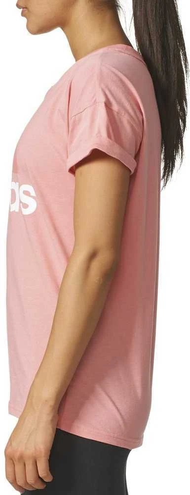 Adidas Palaidinė ESS LIN LO TEE Tactile Rose