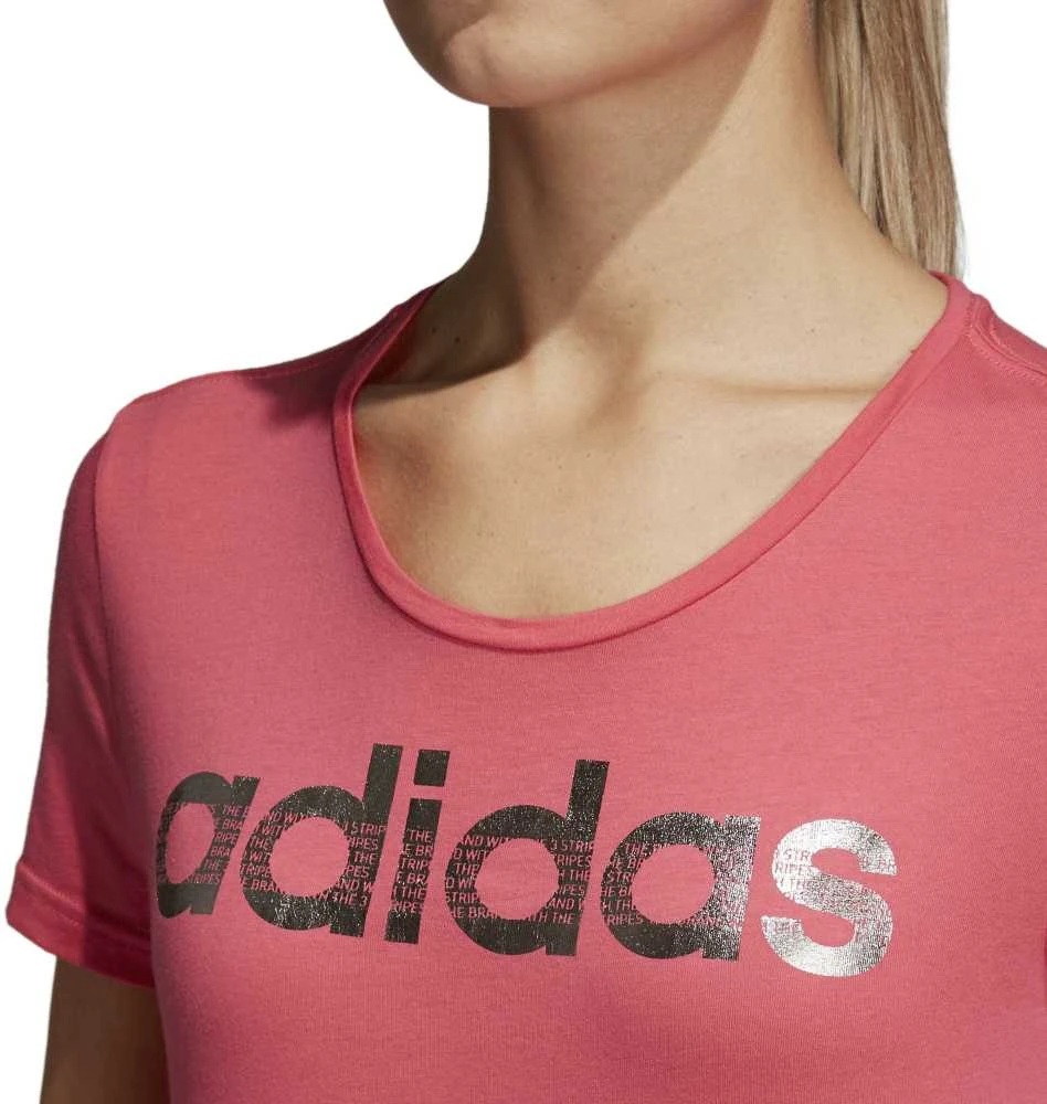 Adidas Palaidinė Foil Linear Rožinė CV4568