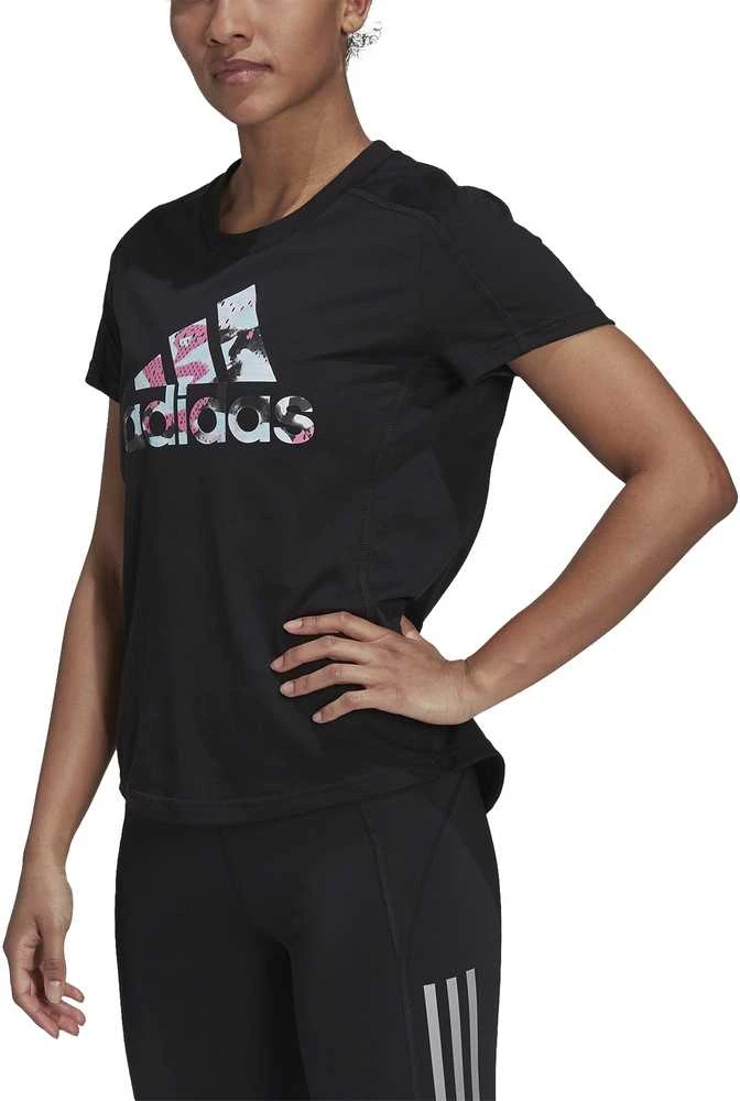 Adidas Palaidinė Moterims Fast Gfx W Juodas