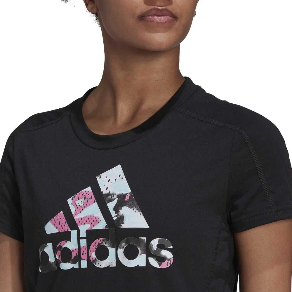 Adidas Palaidinė Moterims Fast Gfx W Juodas