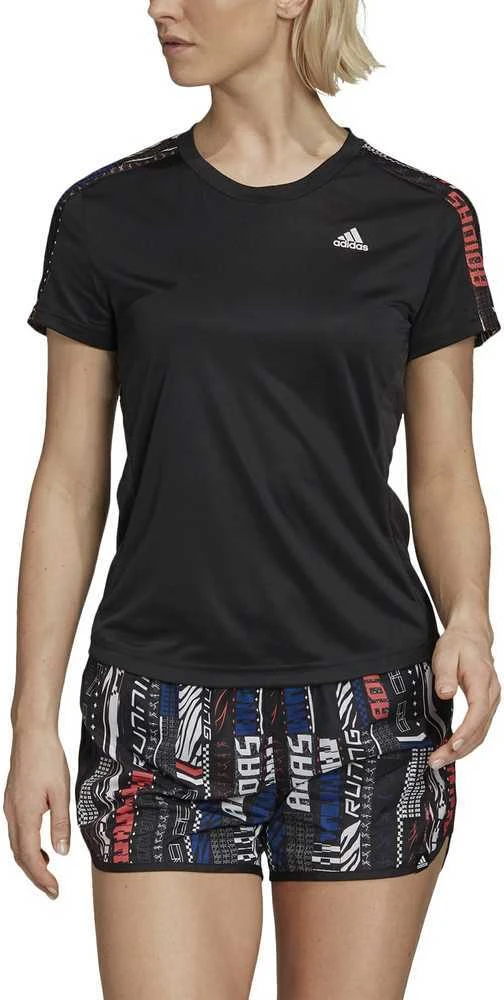 Adidas Palaidinė Moterims Own The Run Tee Juodas FS9818