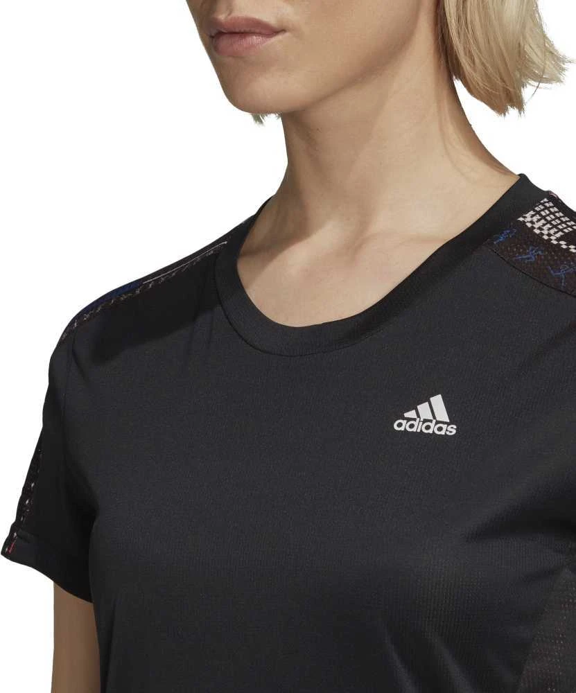 Adidas Palaidinė Moterims Own The Run Tee Juodas FS9818