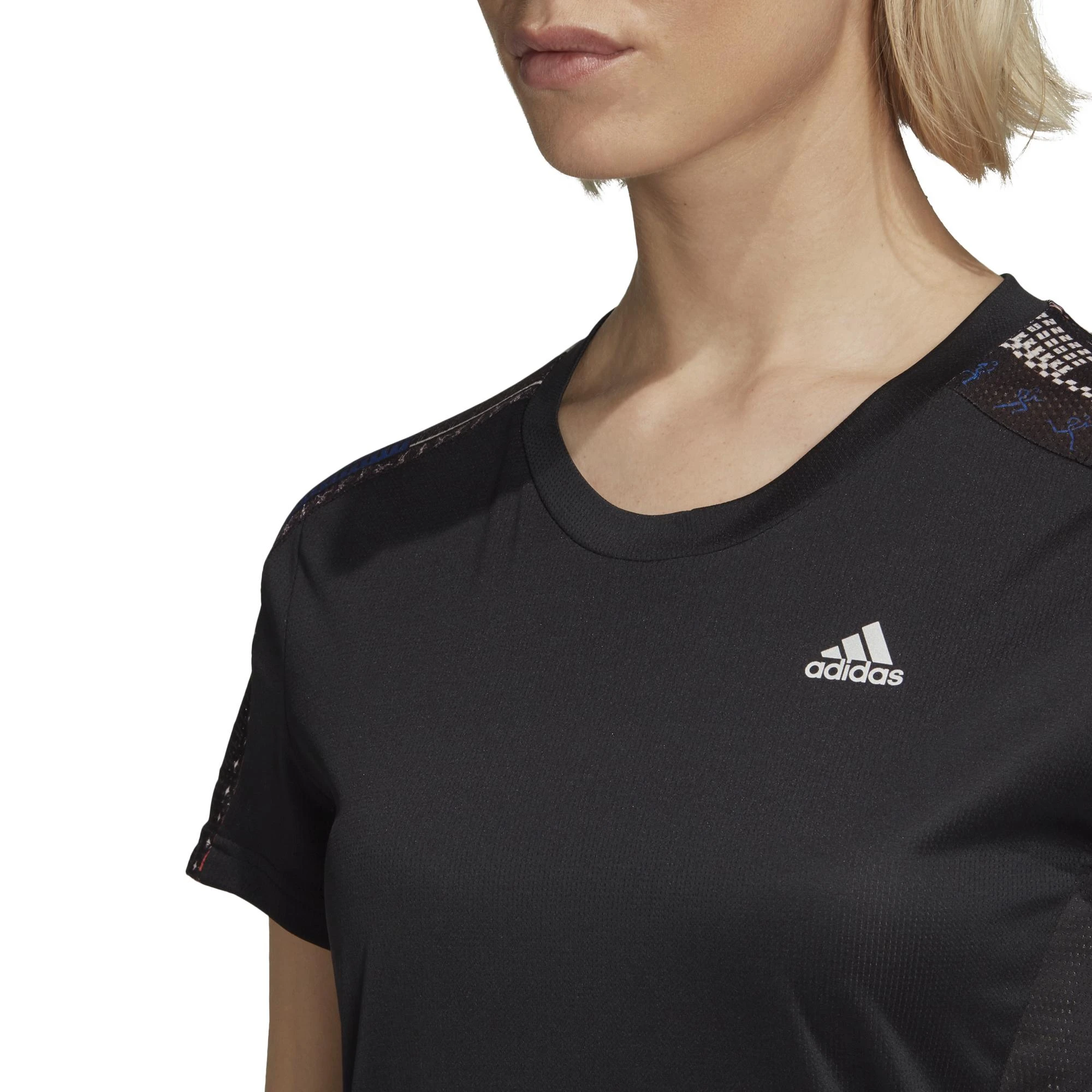 Adidas Palaidinė Moterims Own The Run Tee Juodas FS9818