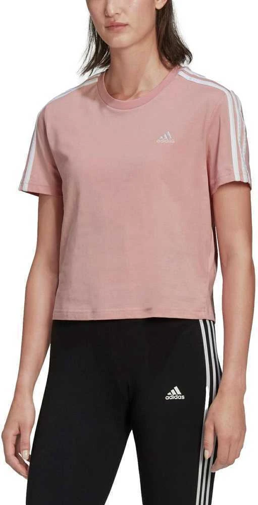 Adidas Palaidinė Moterims W 3s Crop Tee Rožinė HF7245