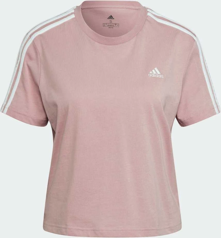 Adidas Palaidinė Moterims W 3s Crop Tee Rožinė HF7245