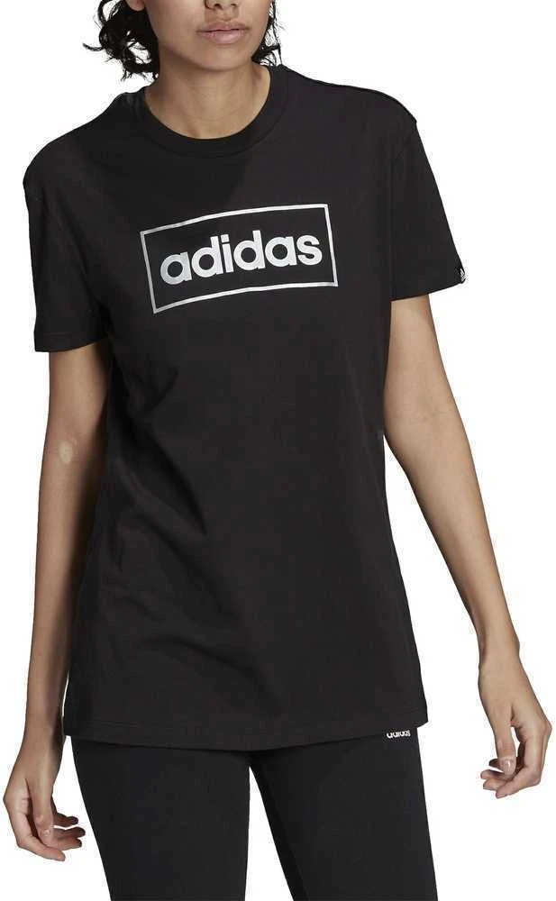 Adidas Palaidinė Moterims W Fl Bx G Tee Juodas HC2153