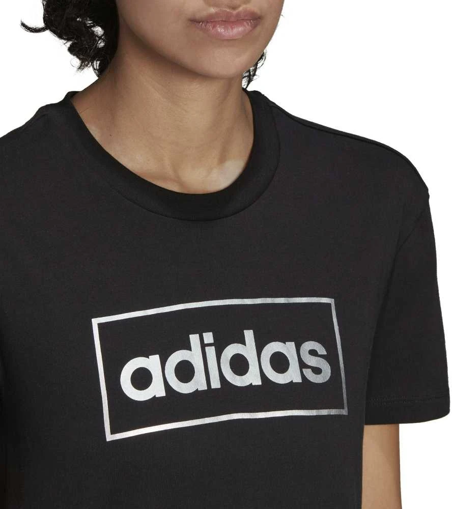 Adidas Palaidinė Moterims W Fl Bx G Tee Juodas HC2153