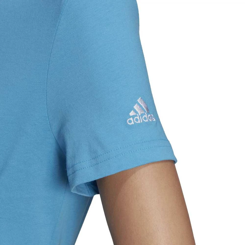 Adidas Palaidinė Moterims W Lin Tee Mėlyna HC9272