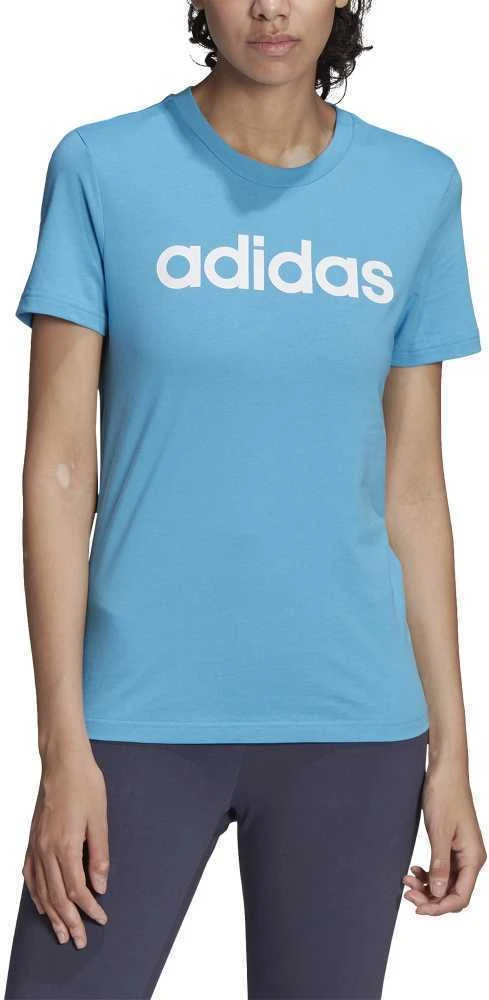 Adidas Palaidinė Moterims W Lin Tee Mėlyna HC9272