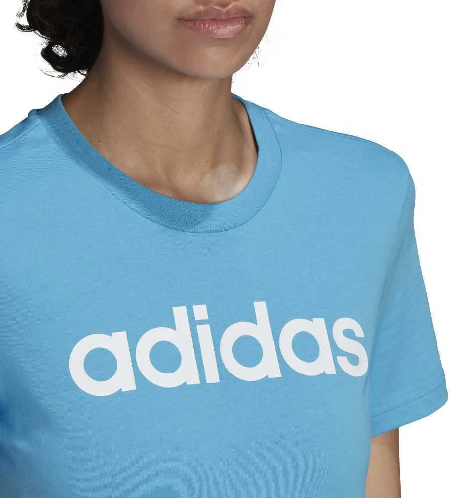 Adidas Palaidinė Moterims W Lin Tee Mėlyna HC9272