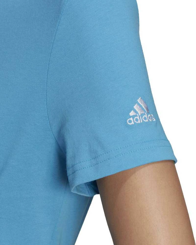 Adidas Palaidinė Moterims W Lin Tee Mėlyna HC9272