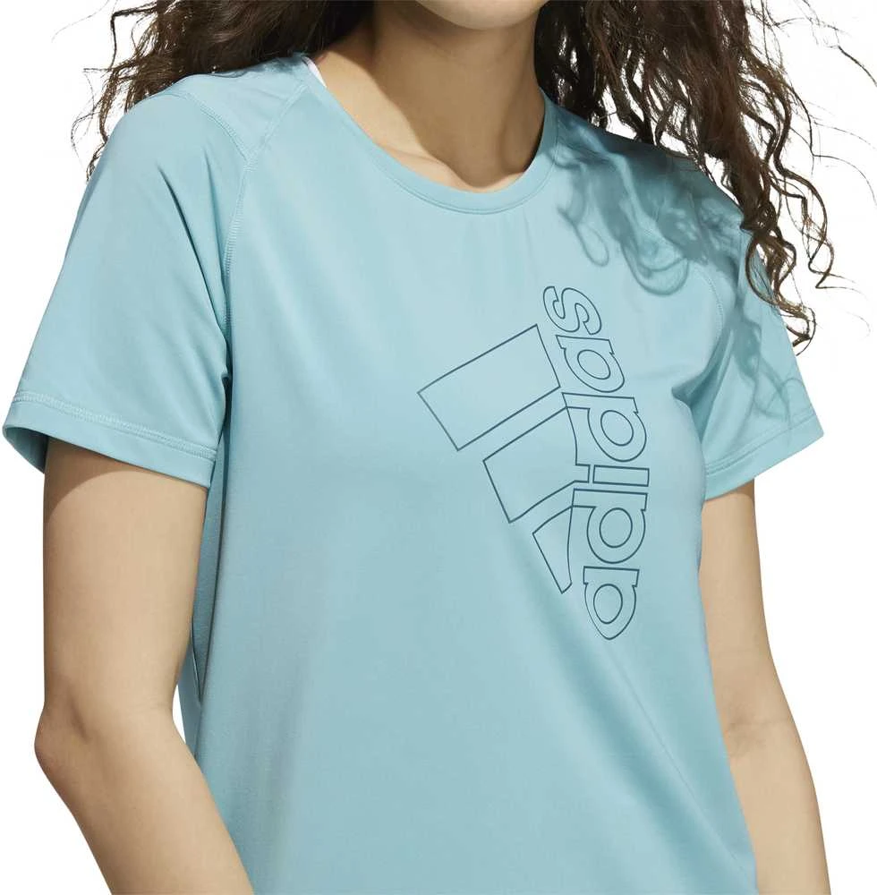 Adidas Palaidinė Moterims W Tech Bos Tee Mėlyna GS8773