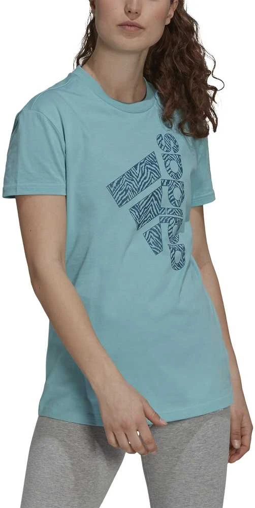 Adidas Palaidinė Moterims W Vrtcl Zbr G Tee Mėlyna GS4155