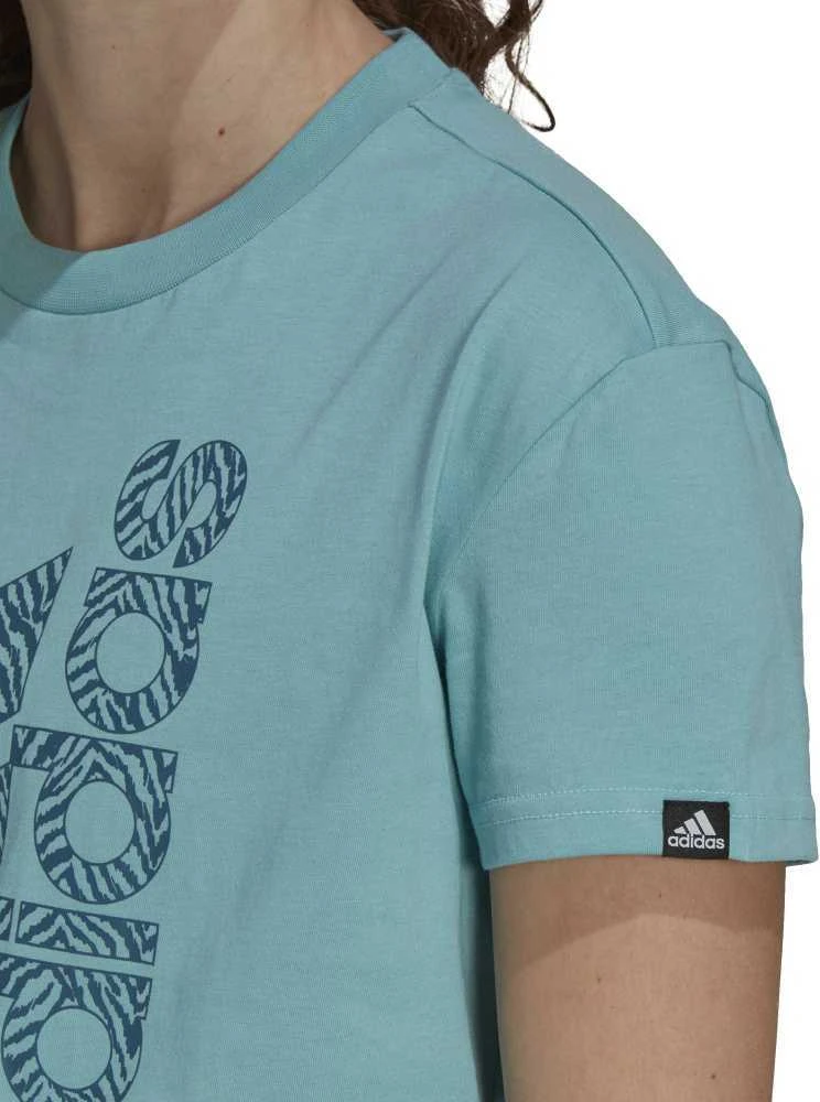 Adidas Palaidinė Moterims W Vrtcl Zbr G Tee Mėlyna GS4155