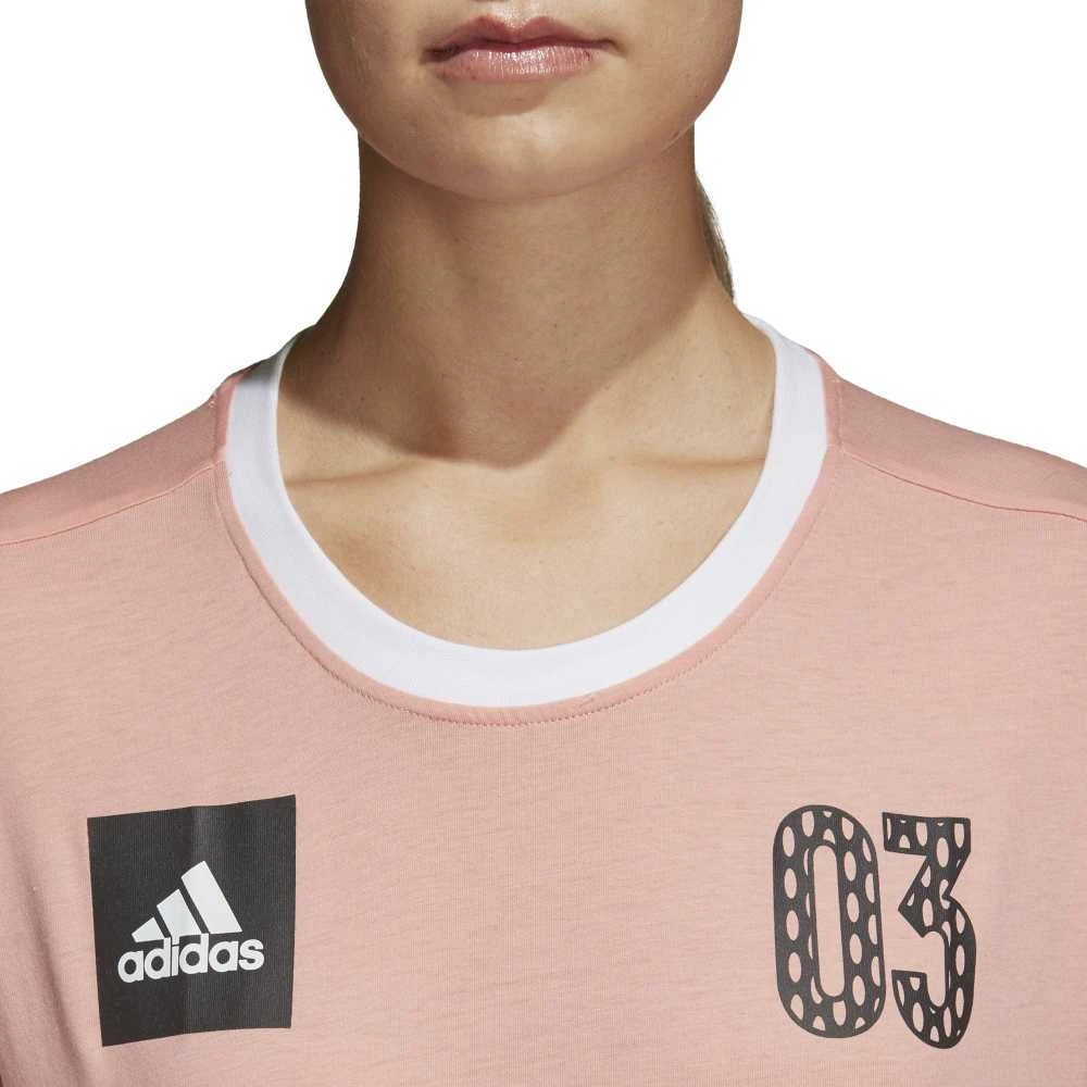 Adidas Palaidinė Number 03 Rožinė Juodas CV4581