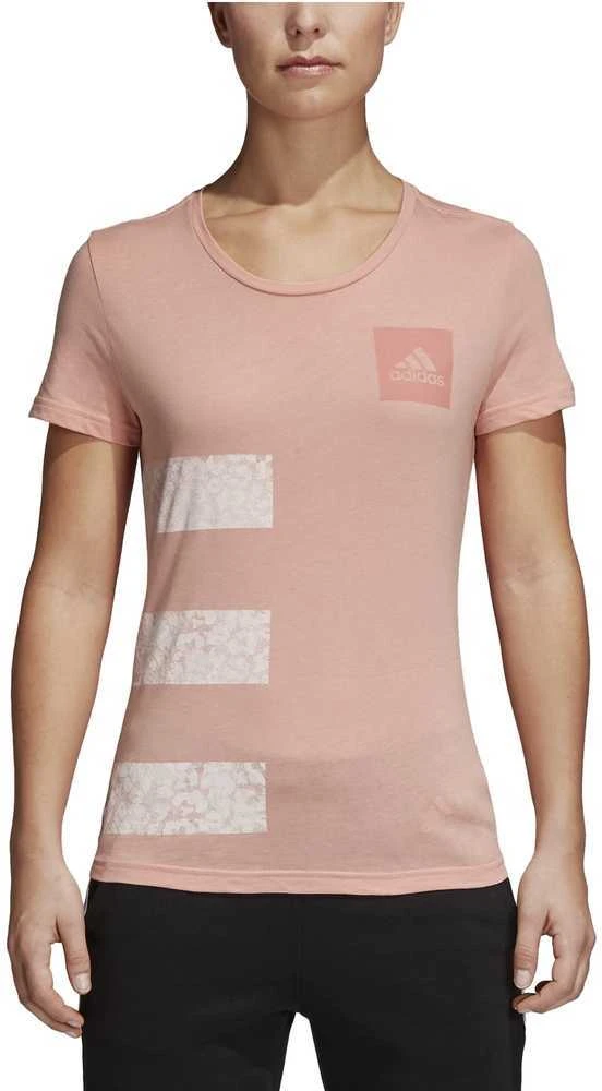 Adidas Palaidinė Three Stripes Rožinė Baltas CV4572