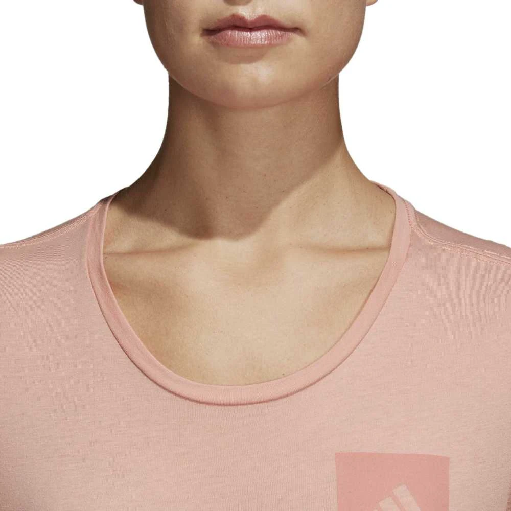 Adidas Palaidinė Three Stripes Rožinė Baltas CV4572