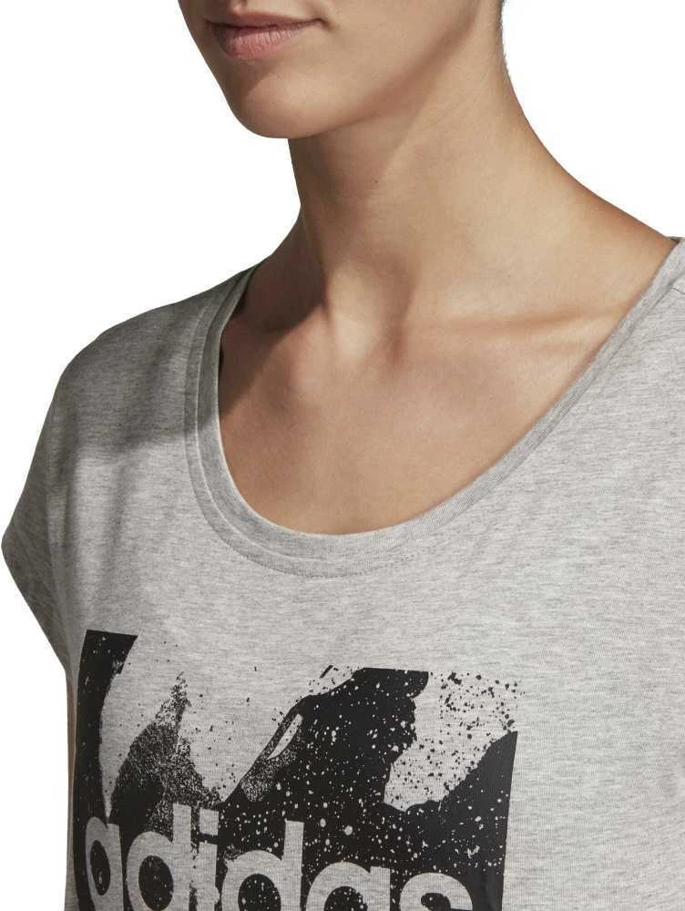 Adidas Palaidinė W E AOP Tee Pilkas DU0636