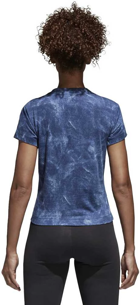 Adidas Palaidinė W Id Slim Tee Mėlyna CG1002