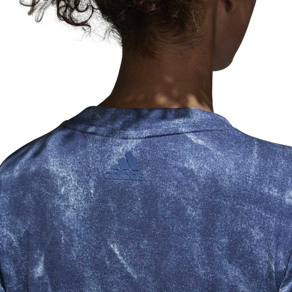 Adidas Palaidinė W Id Slim Tee Mėlyna CG1002