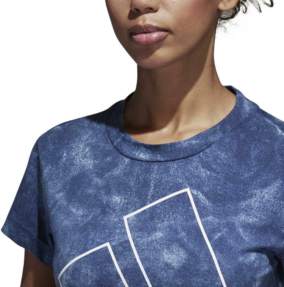 Adidas Palaidinė W Id Slim Tee Mėlyna CG1002