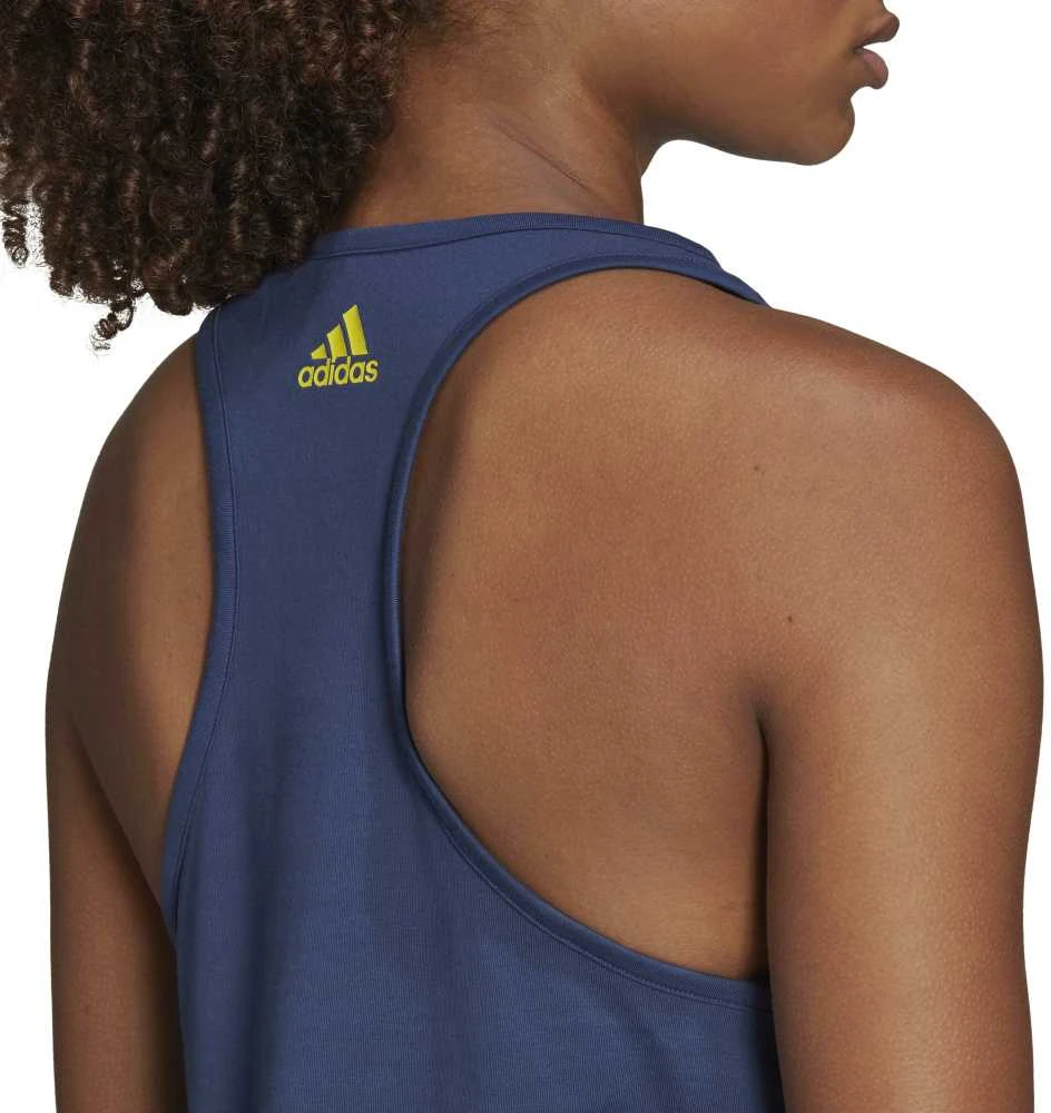 Adidas Palaidinė W Script Tank Mėlyna FM4426
