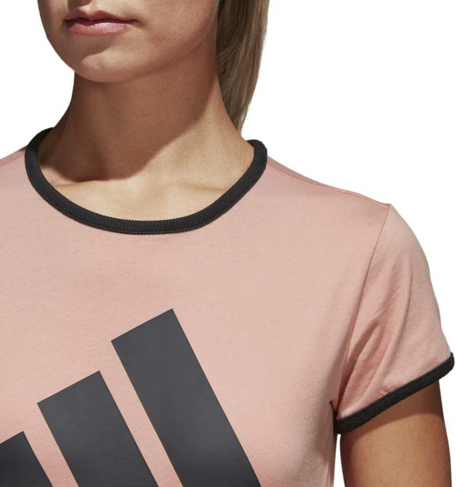 Adidas Palaidinė W Sid Slim Tee Rožinė Juodas CF1440