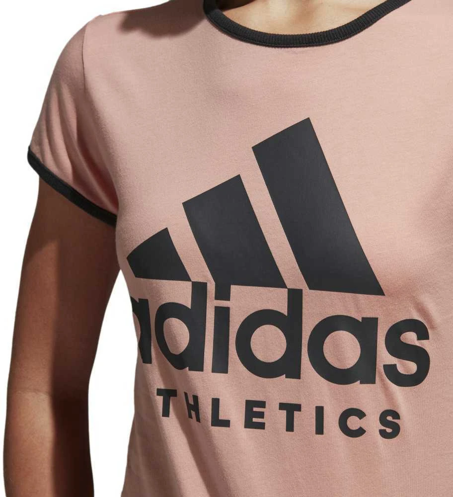 Adidas Palaidinė W Sid Slim Tee Rožinė Juodas CF1440