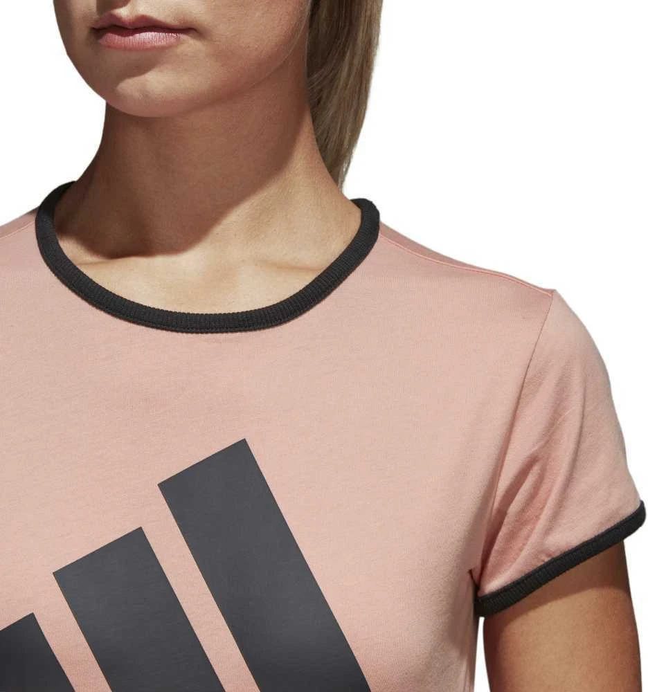 Adidas Palaidinė W Sid Slim Tee Rožinė Juodas CF1440