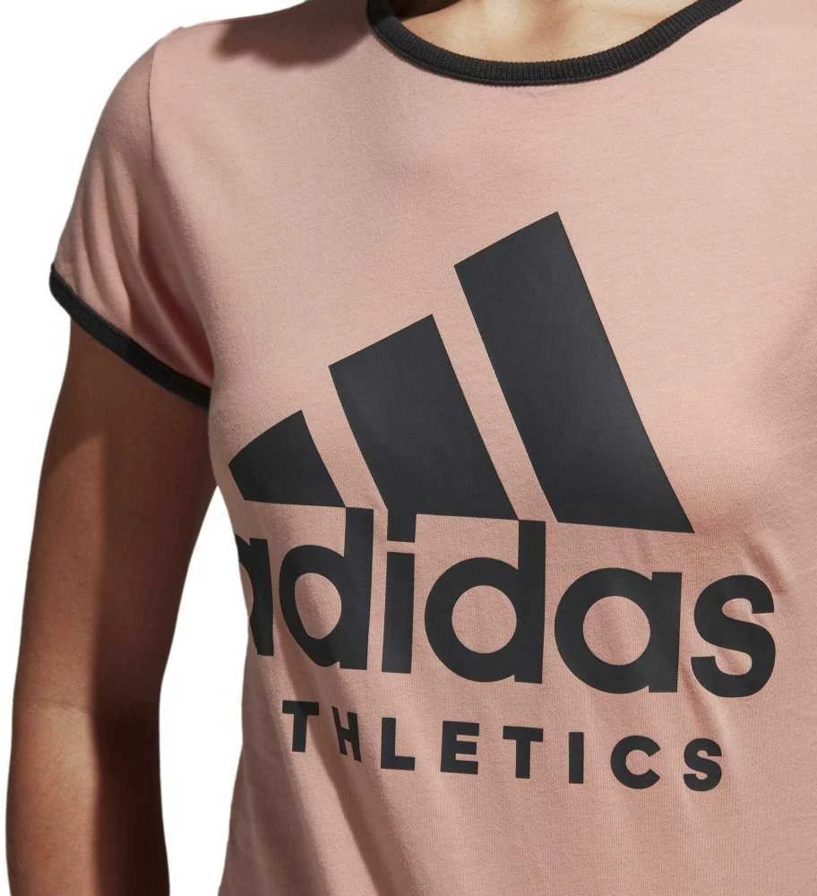 Adidas Palaidinė W Sid Slim Tee Rožinė Juodas CF1440