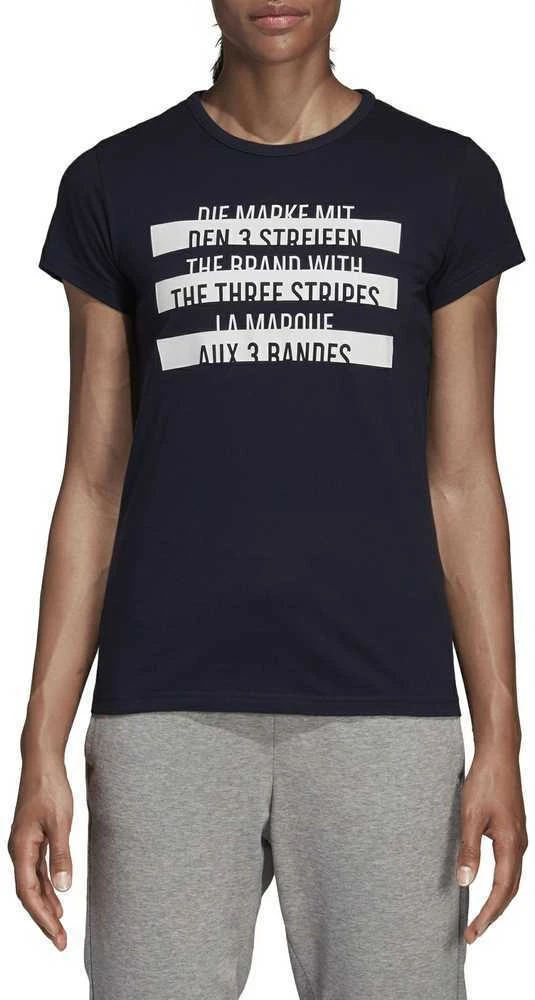 Adidas Palaidinė W Sid T-Shirt Mėlyna DP2385