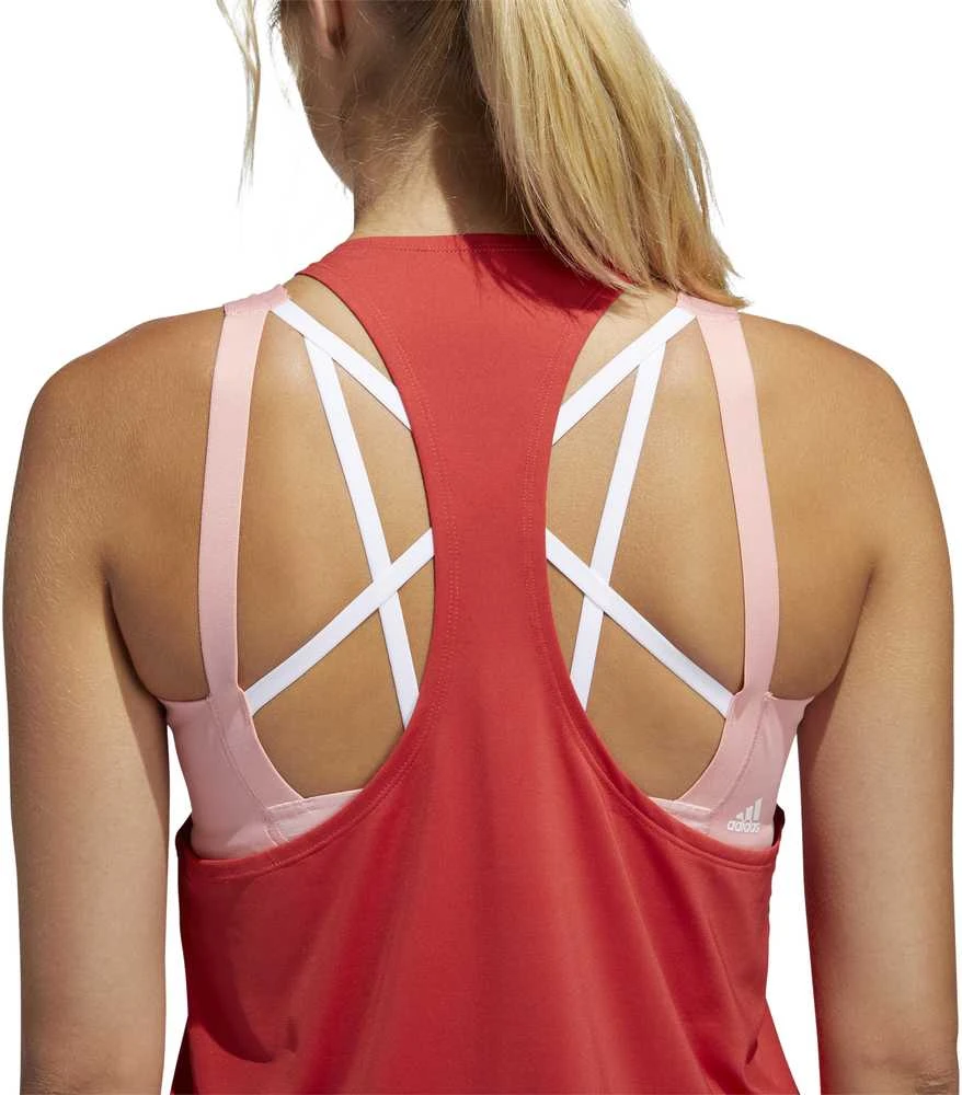 Adidas Plaidinė Tech Bos Tank Raudona FQ1999