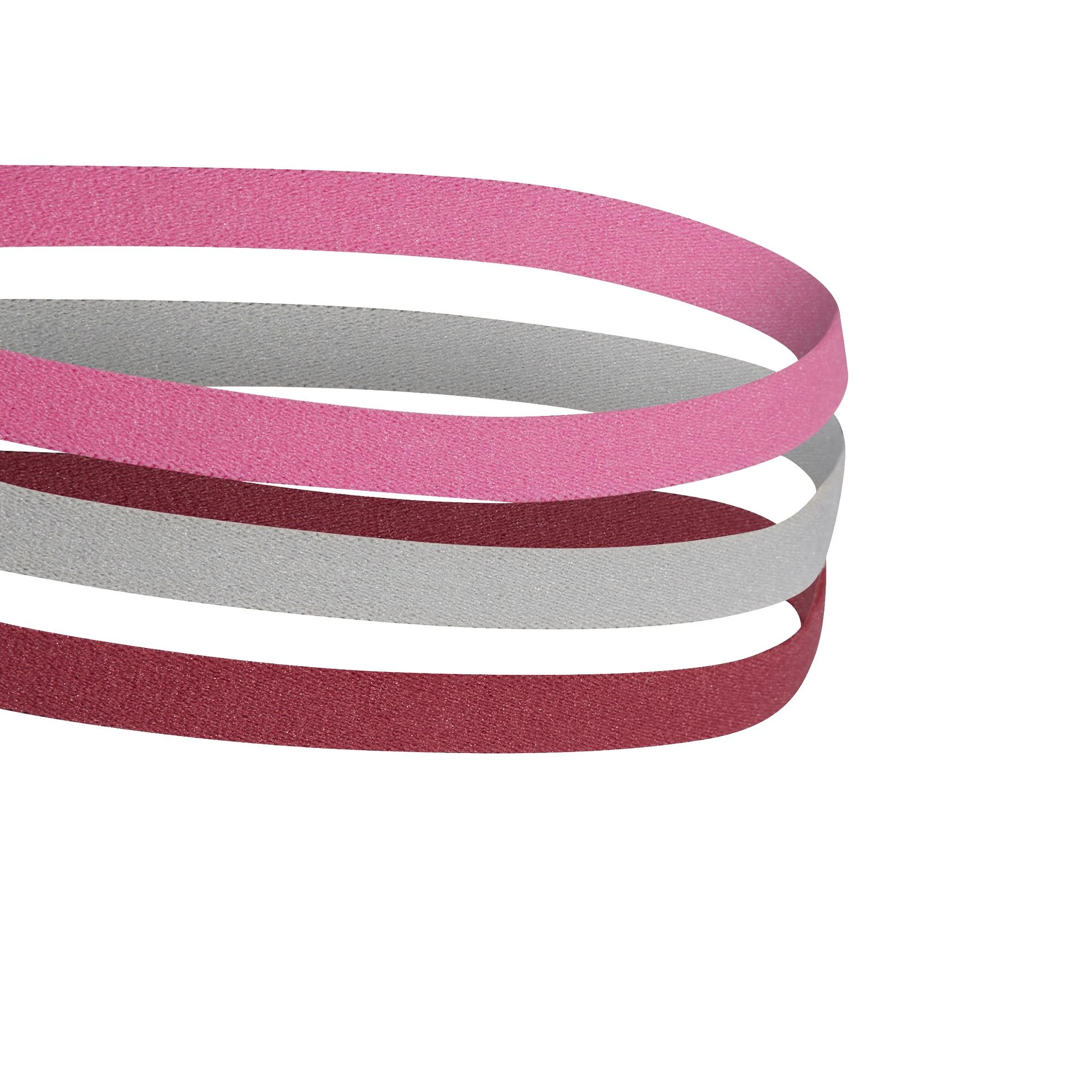 Adidas Plaukų juosta 2Pp Hairband Rožinė Raudona Pilkas GM4990