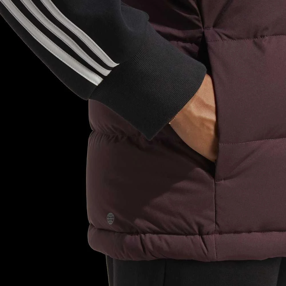Adidas Pūkinė Liemenė Moterims W Helionic Vest Bordo HE1456