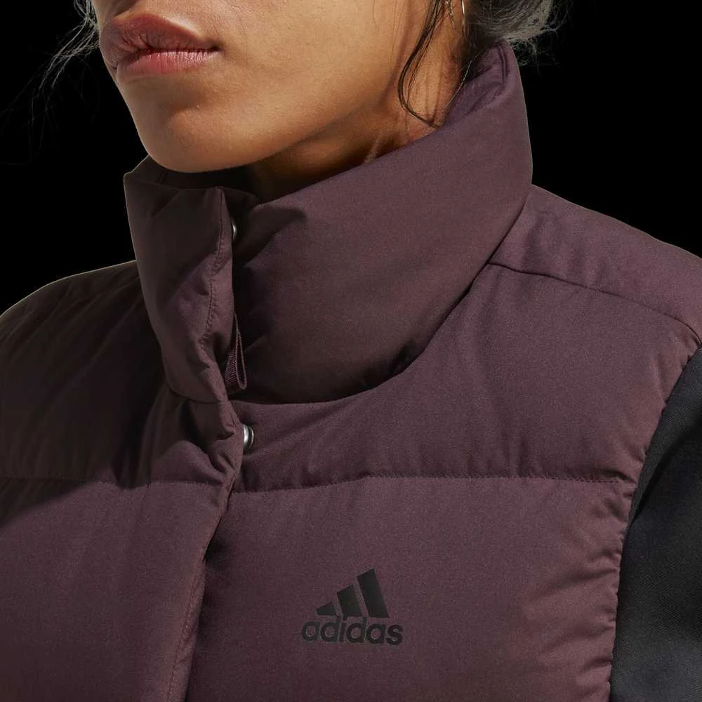Adidas Pūkinė Liemenė Moterims W Helionic Vest Bordo HE1456
